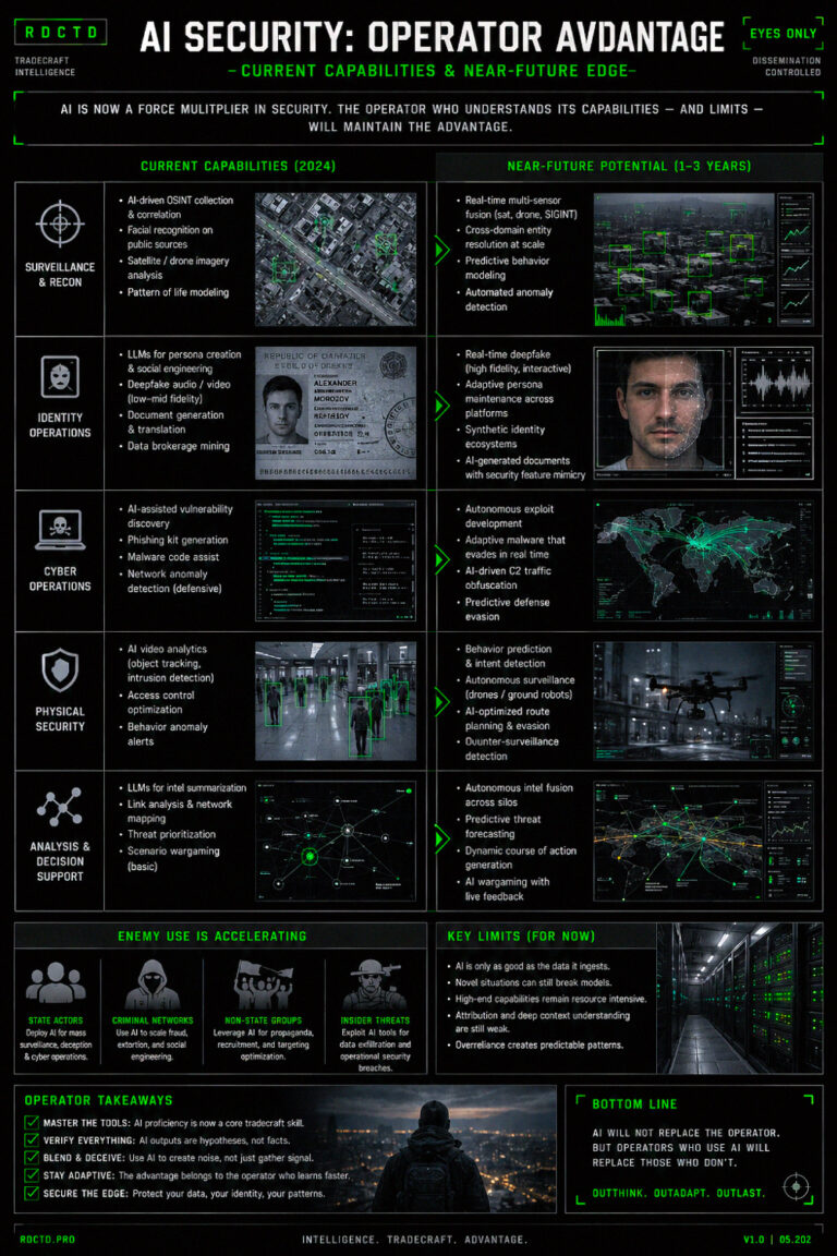 AI Security Infographic | RDCTD Tradecraft
