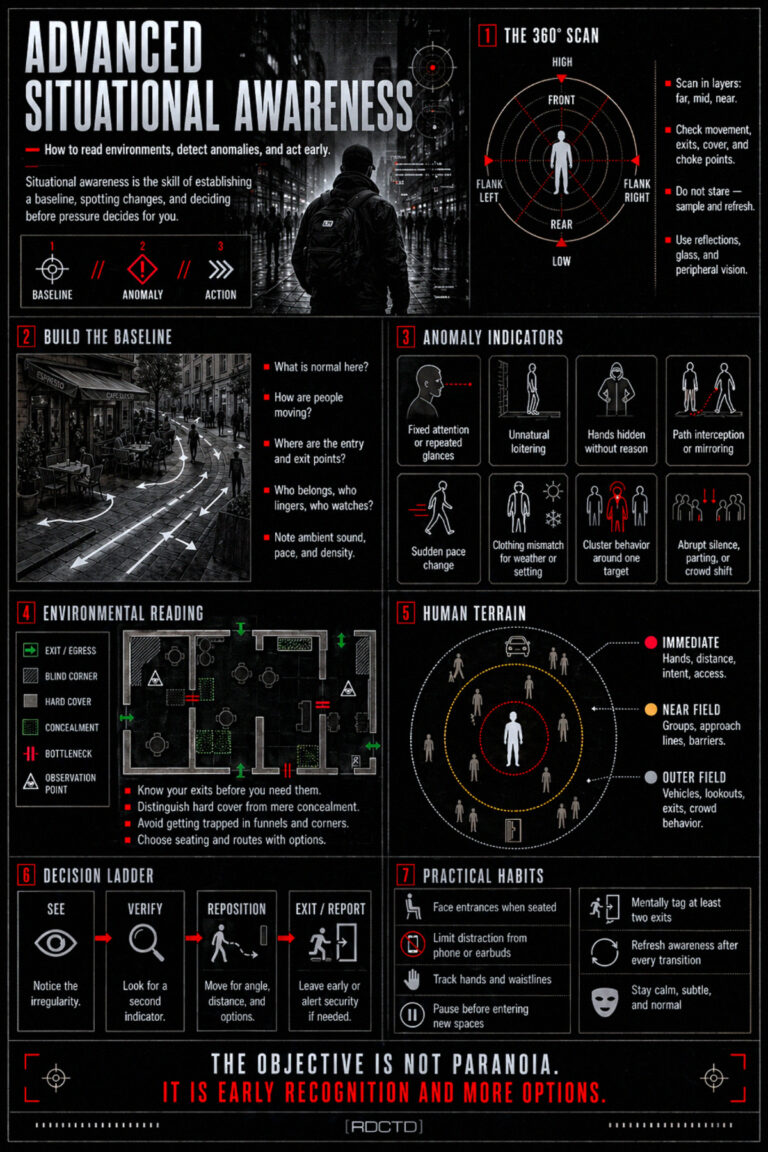 Advanced Situational Awareness Infographic | RDCTD Tradecraft