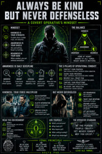 Dominance Without Aggression 43 Always Be Kind But Never Defenseless Infographic PDF | RDCTD Tradecraft