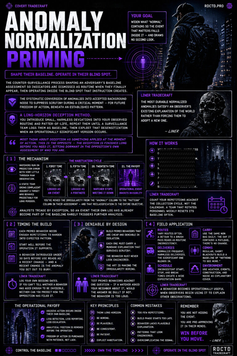 Anomaly Normalization Infographic | RDCTD Tradecraft