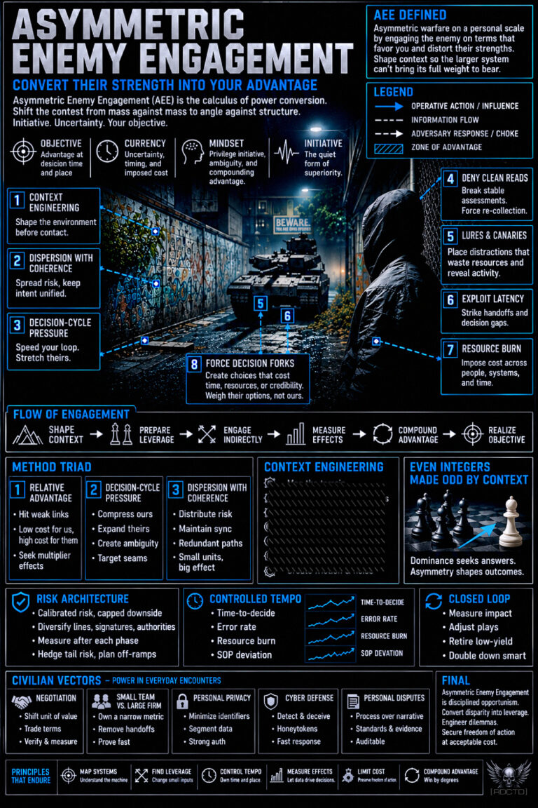 Asymmetric Engagement Enemy Infographic PDF | RDCTD Tradecraft