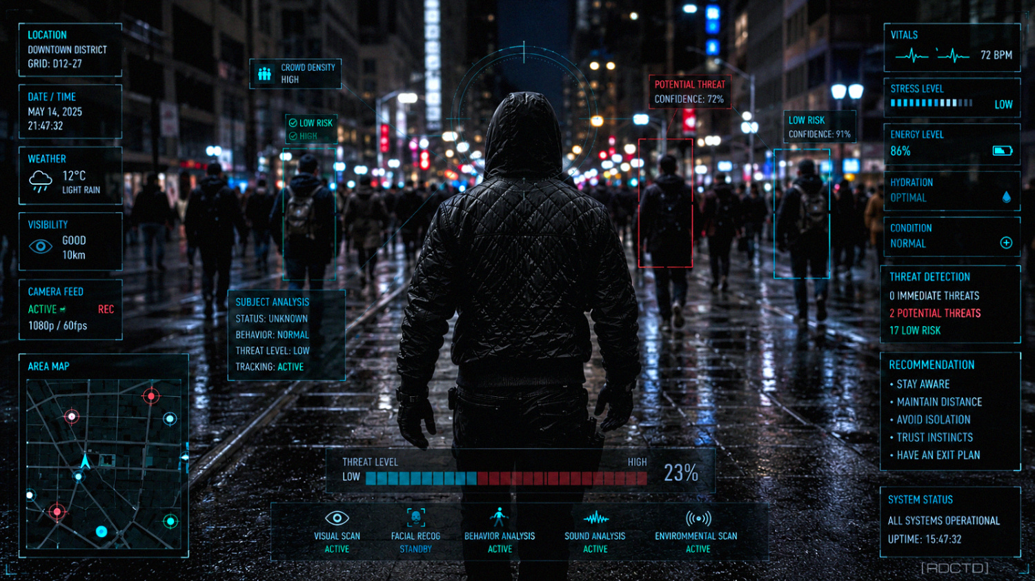 Be Your Own Body Guard in Urban Environment | RDCTD Covert Operative Tradecraft