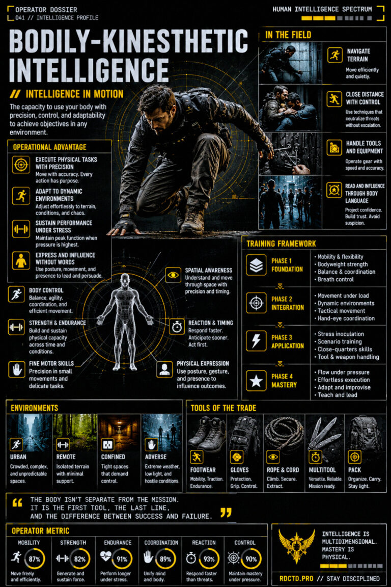 Bodily-Kinesthetic Infographic PDF | RDCTD Tradecraft