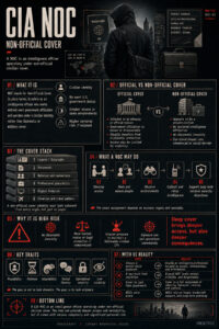 CIA NOC NON-Official Cover Operative Infographic | RDCTD Tradecraft