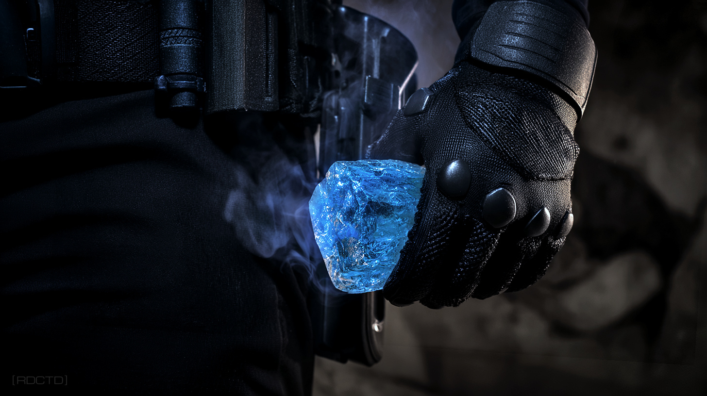 Cold and Calculated Visual - Covert Operative Holding Ice | RDCTD Tradecraft