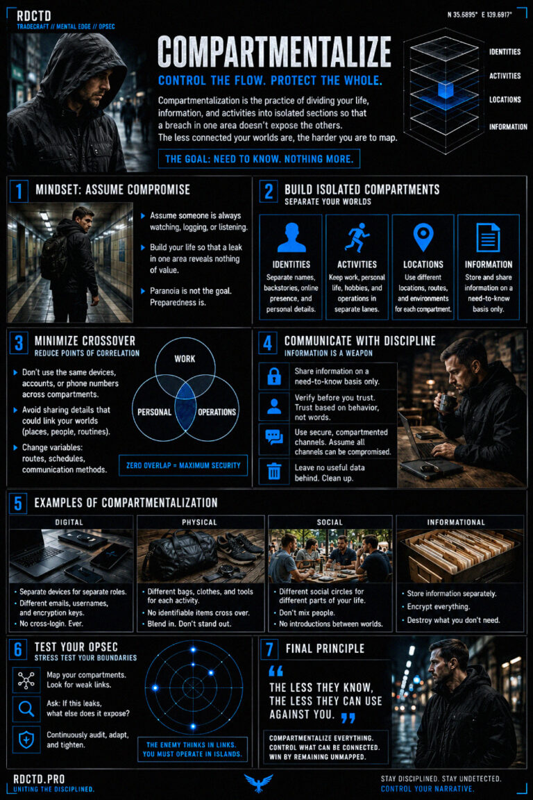Compartmentalization Infographic | RDCTD Tradecraft
