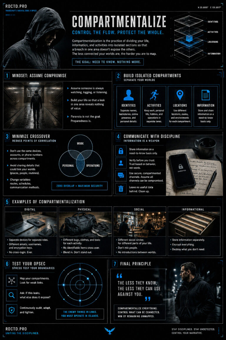 Compartmentalization Infographic | RDCTD Tradecraft