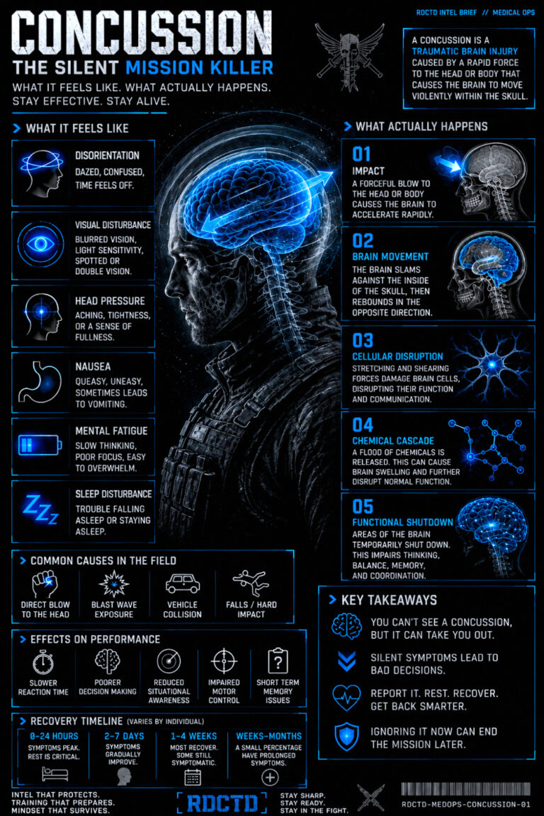 Concussion Infographic PDF | RDCTD Tradecraft