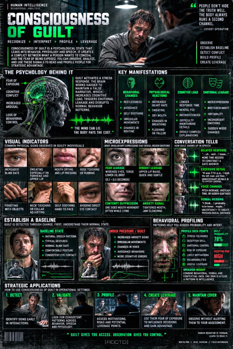 Consciousness Infographic PDF | RDCTD Tradecraft