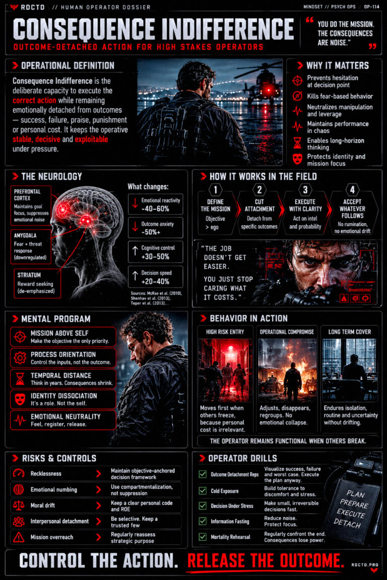 Consequence Indifference Infographic PDF | RDCTD Tradecraft