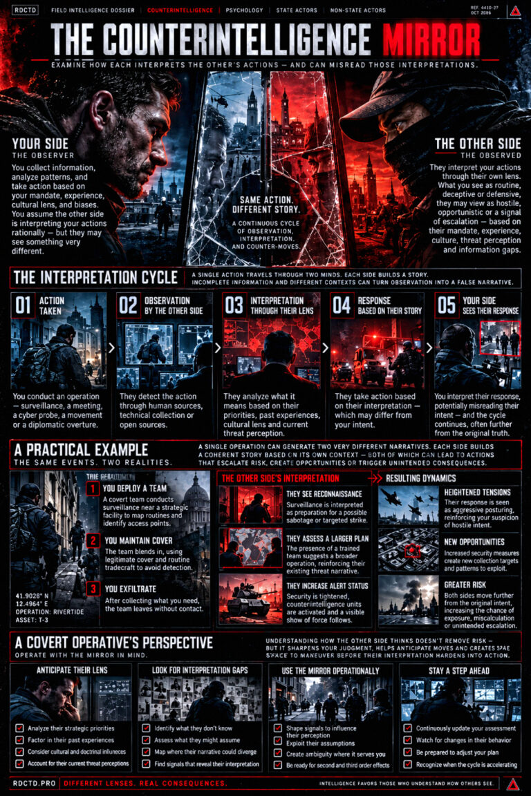 Counterintelligence Mirror Infographic PDF | RDCTD Tradecraft