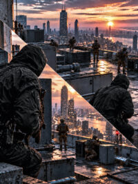 Countermove Test - Covert Operative Engaging Enemy Soldiers on a Rooftop | RDCTD Tradecraft
