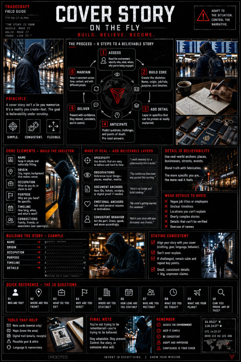 Cover Story on The Fly Infographic | RDCTD Tradecraft