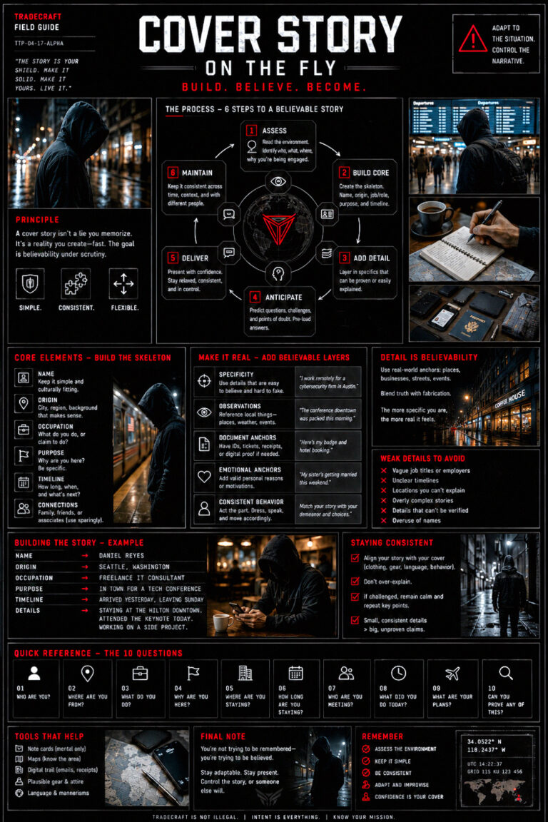 Cover Story on The Fly Infographic| RDCTD Tradecraft