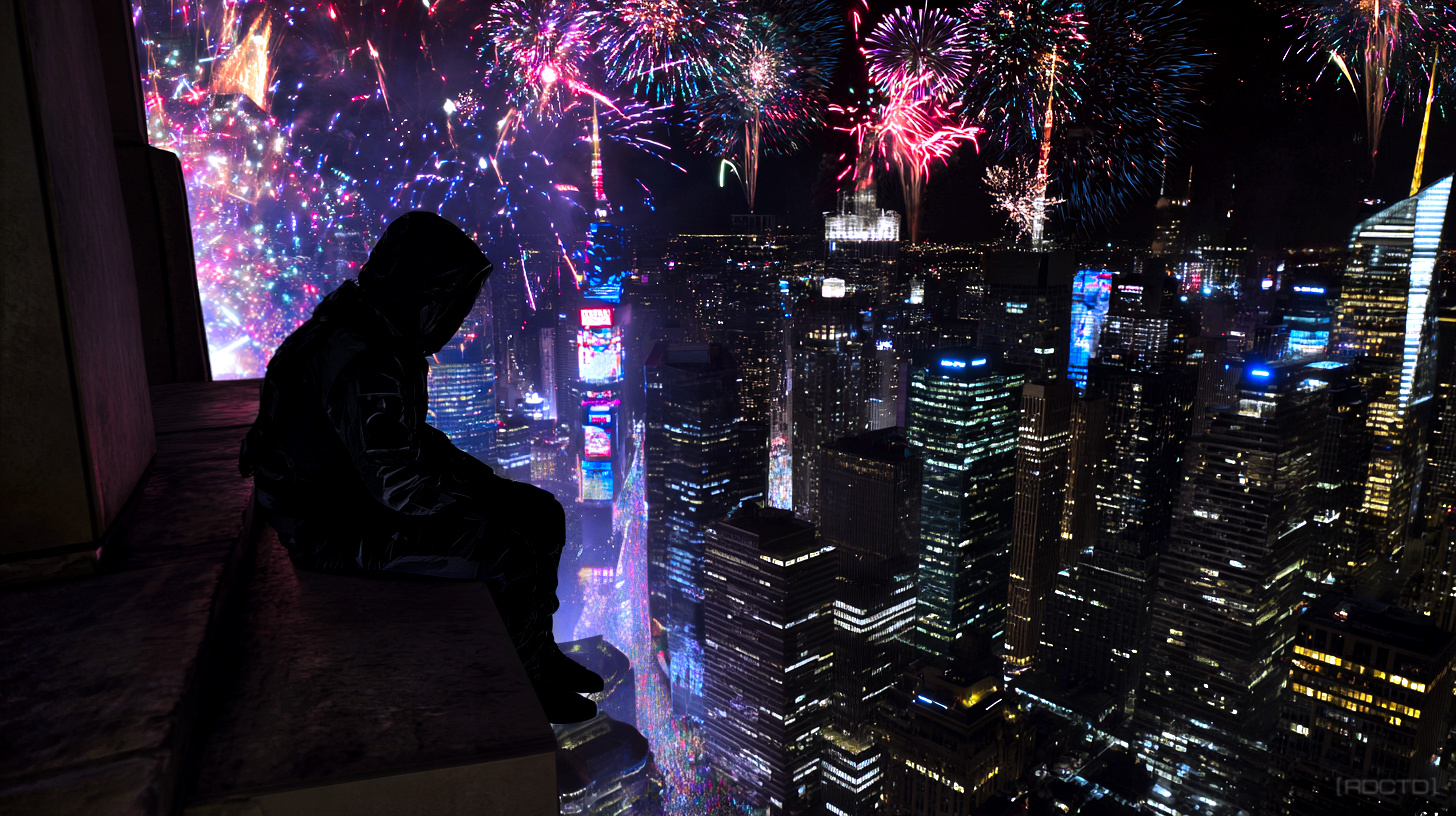 Covert Operative in NYC For New Year's on a Rooftop | RDCTD Tradecraft
