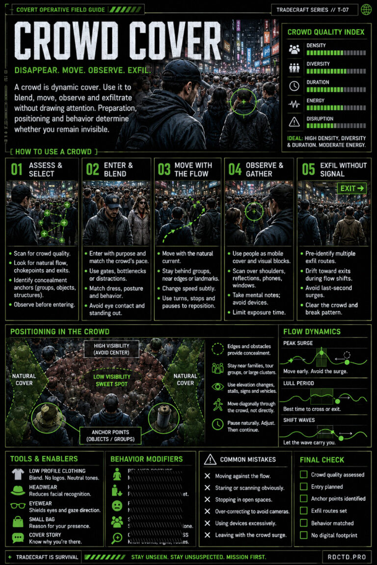 Crowd Cover Infographic | RDCTD Tradecraft