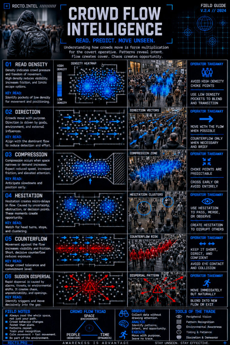 Crowd Flow Intelligence Infographic PDF | RDCTD Tradecraft