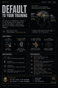 Defaulting to Your Training | RDCTD Tradecraft