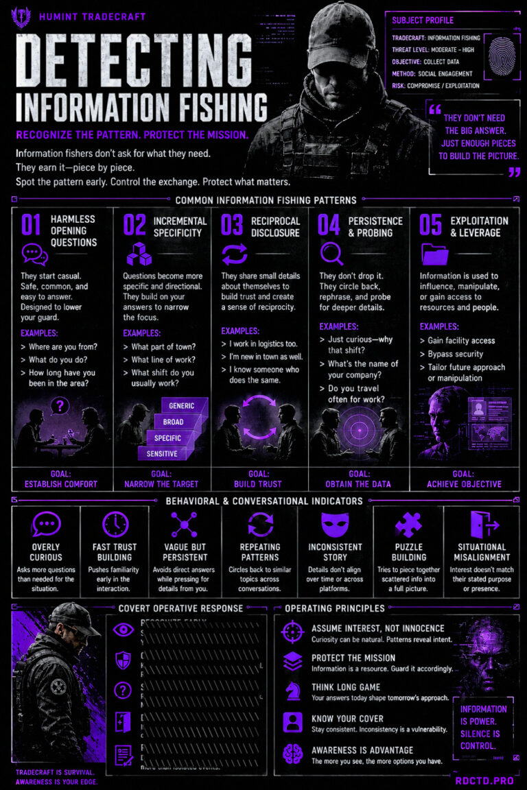 Detecting Information Fishing Infographic PDF | RDCTD Tradecraft