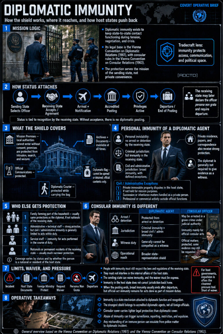 Diplomatic Immunity Infographic PDF | RDCTD Tradecraft