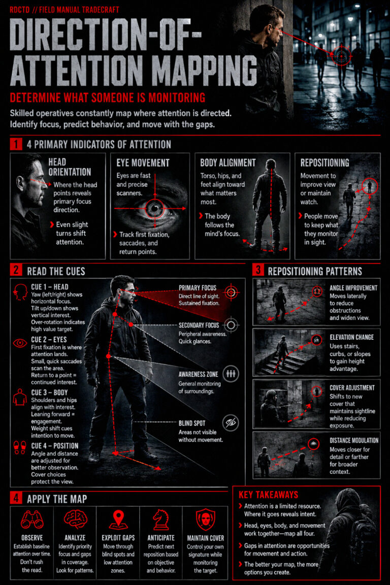 Direction-of-Attention Mapping 553 Infographic PDF | RDCTD Tradecraft