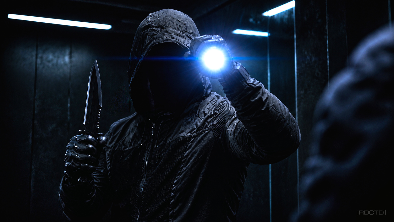 Dirty Fighting Directive - Covert Operative with a Knife and Tactical Flashlight | RDCTD Tradecraft