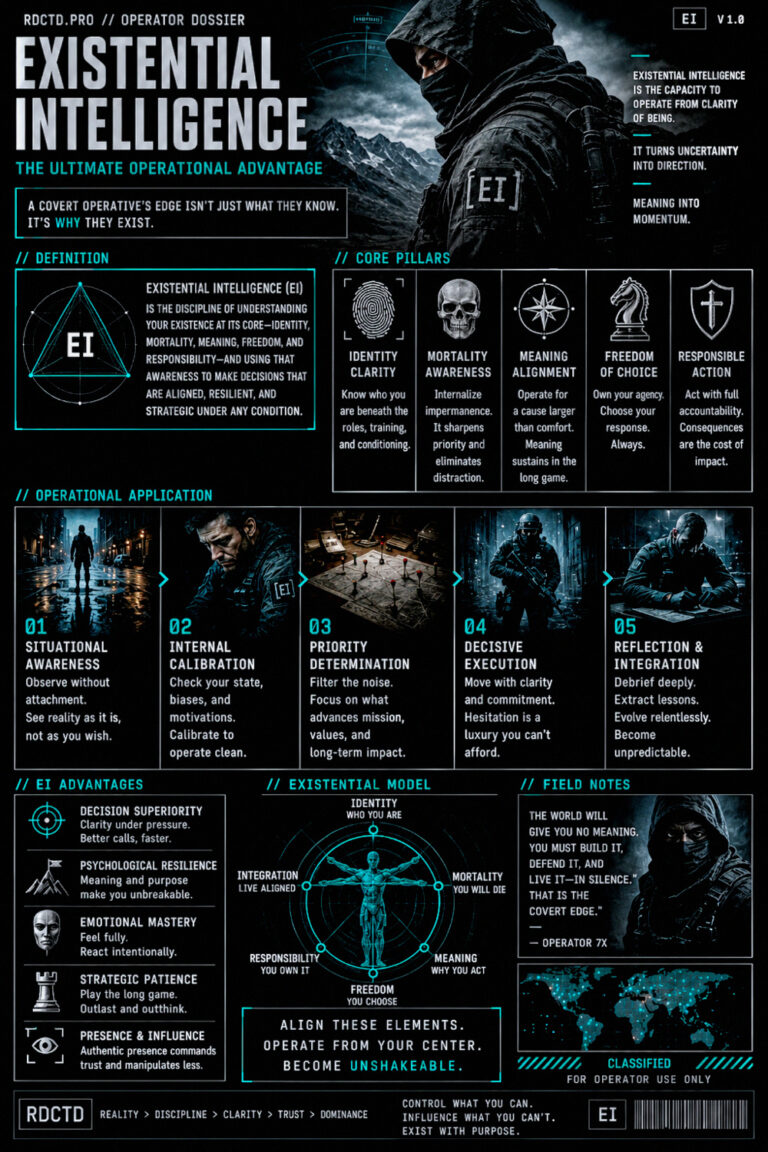 Existential Intelligence Infographic PDF | RDCTD Tradecraft