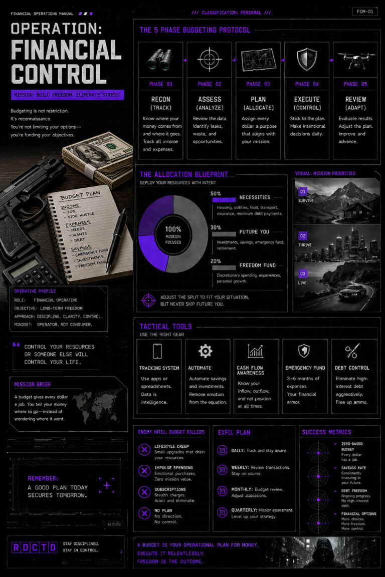 Financial Control Infographic | RDCTD Tradecraft