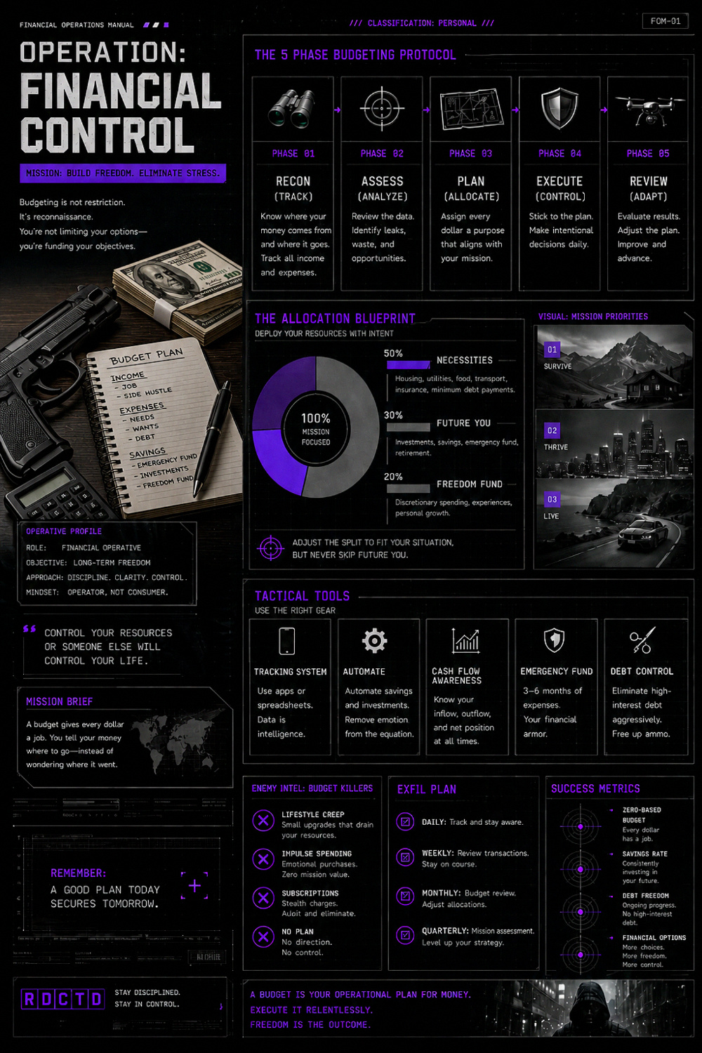 Financial Control Infographic | RDCTD Tradecraft