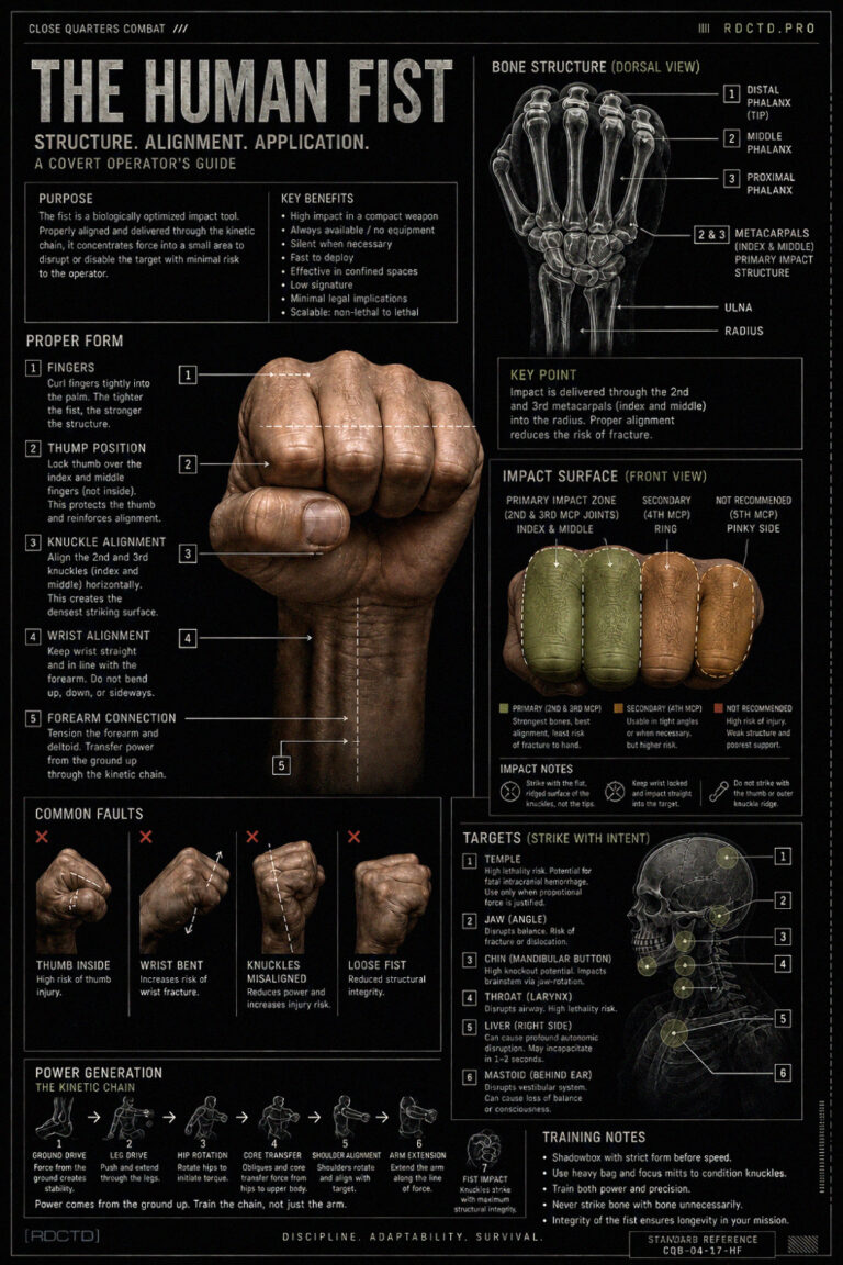 Fist CQC Infographic | RDCTD Tradecraft