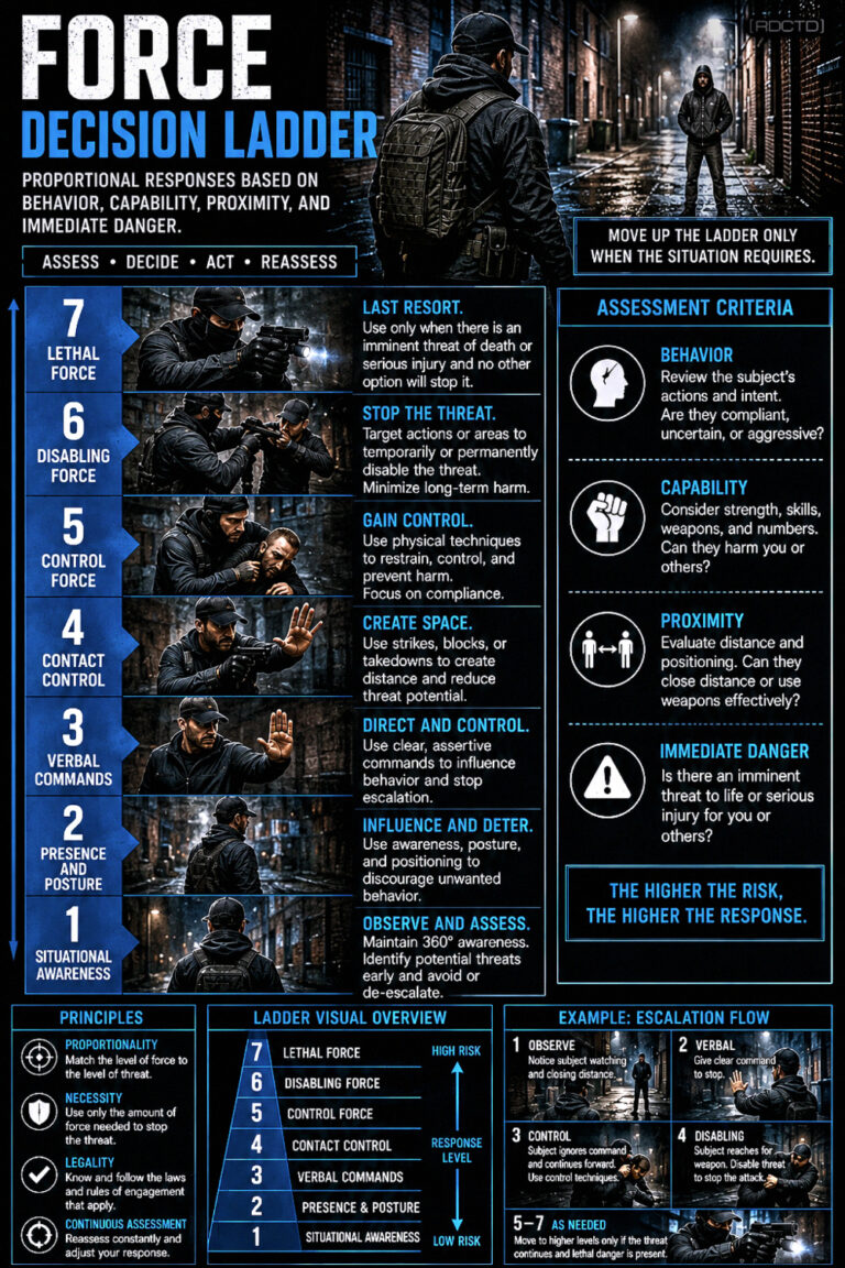 Force Decision Ladder 758 Infographic PDF | RDCTD Tradecraft