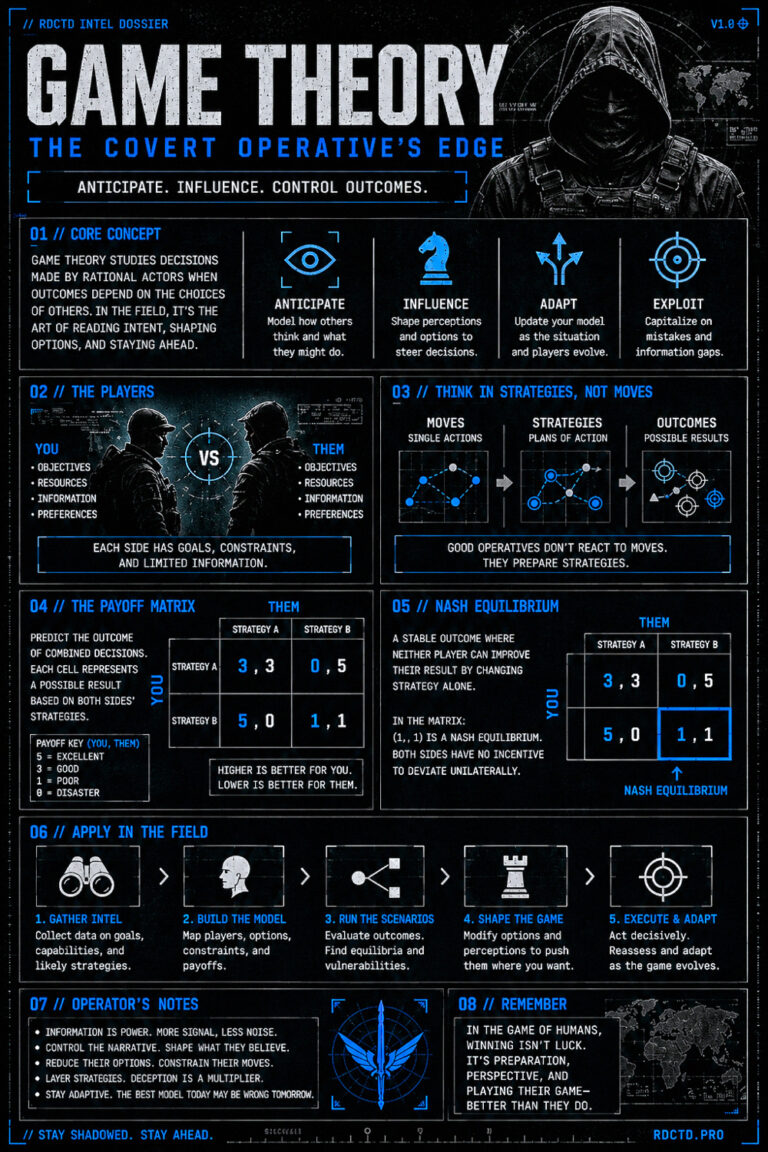 Game Theory Infographic | RDCTD Tradecraft