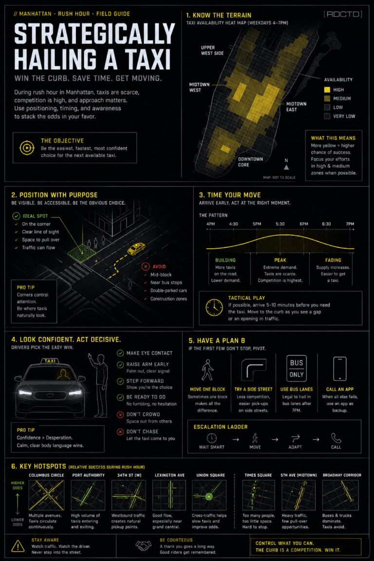 Hailing a Taxi in NYC Infographic | RDCTD Tradecraft