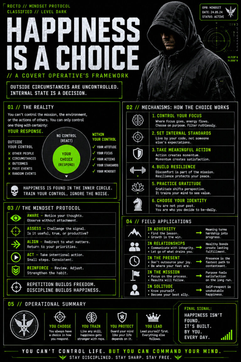 Happiness is Just a Moment in Time Infographic | RDCTD Tradecraft