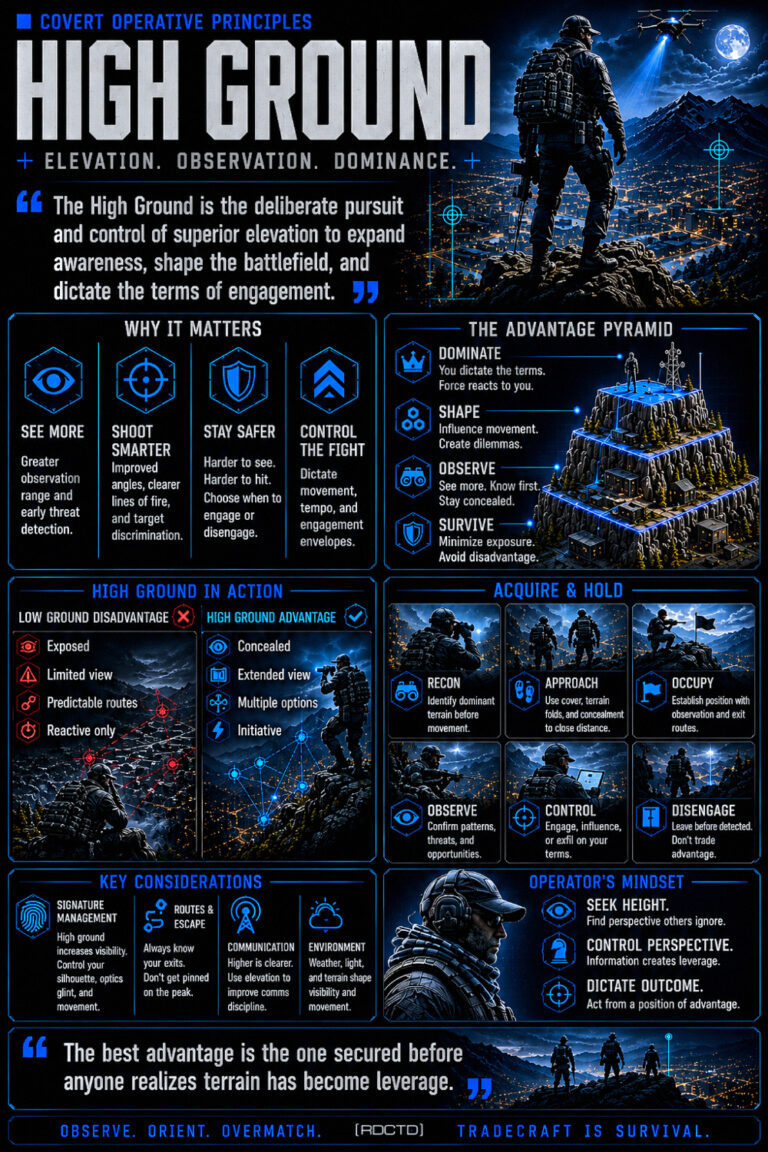 High Ground Strategy Infographic | RDCTD Tradecraft