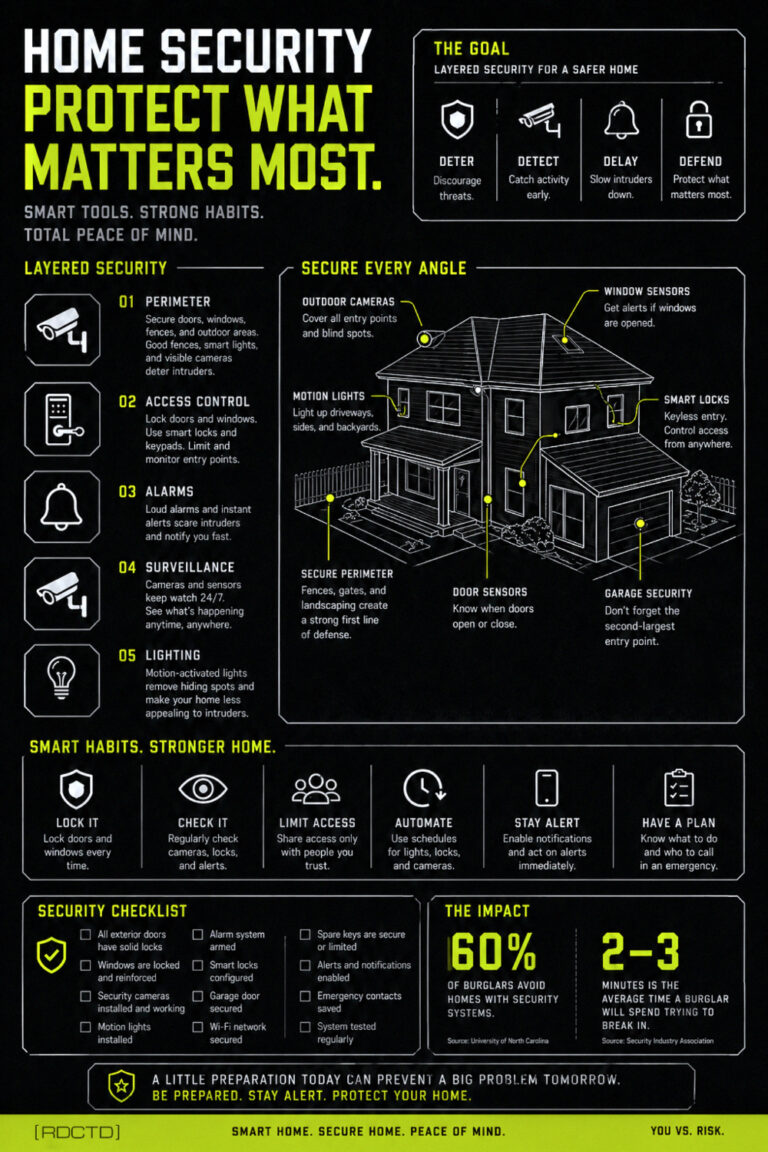Home Security Infographic | RDCTD Tradecraft