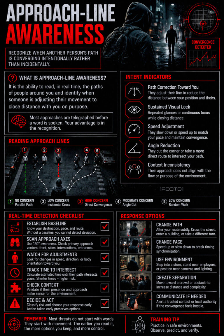 Hostile Approach-Line Awareness Infographic PDF | RDCTD Tradecraft
