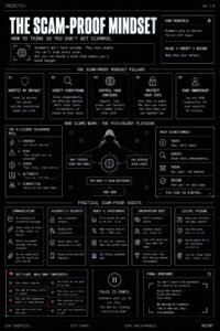 How to be Unscammable Infographic | RDCTD Tradecraft