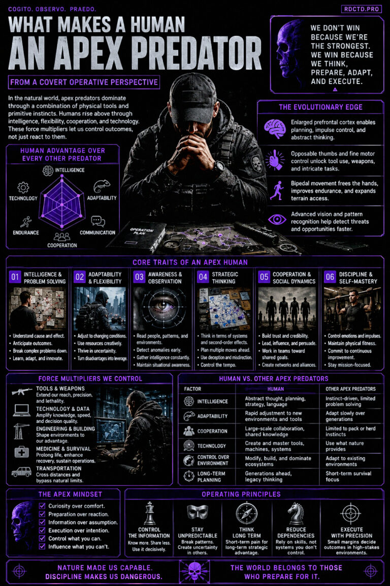 Human Apex Predators 622 Infographic PDF | RDCTD Tradecraft