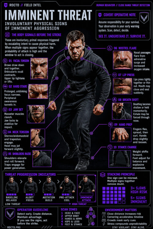 Imminent Physical Threat Detection Infographic | RDCTD Tradecraft