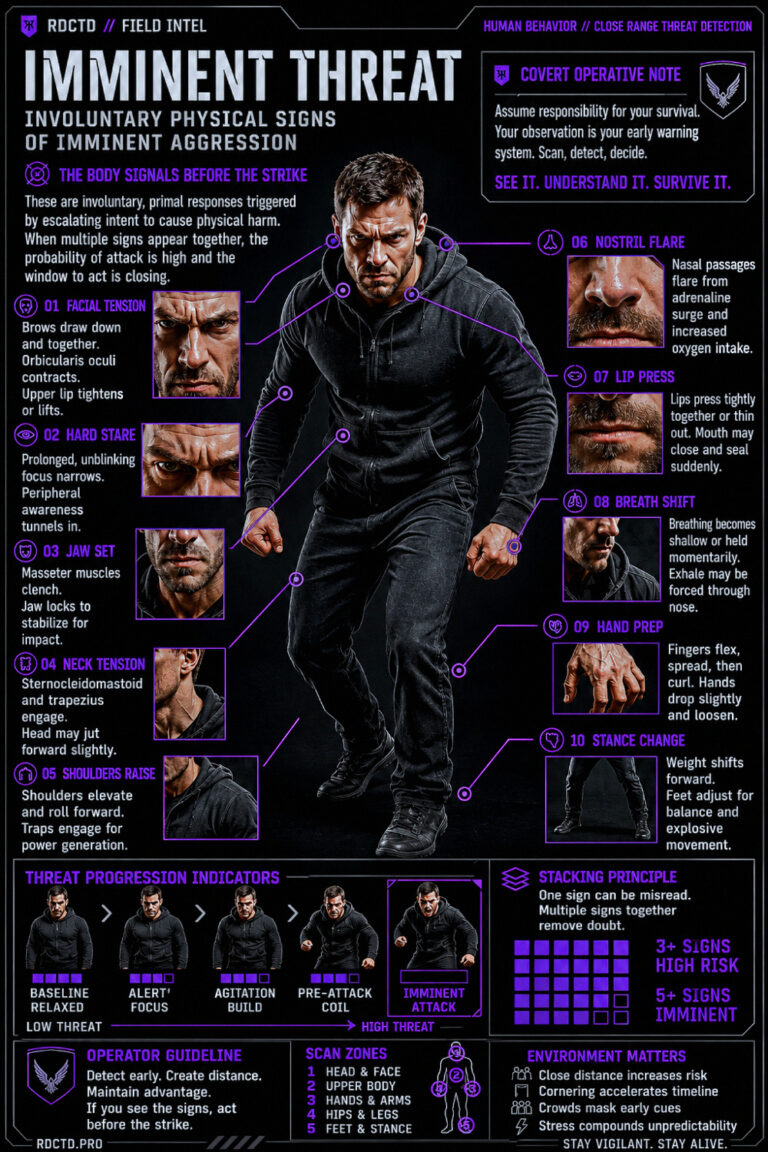 Imminent Physical Threat Detection Infographic | RDCTD Tradecraft