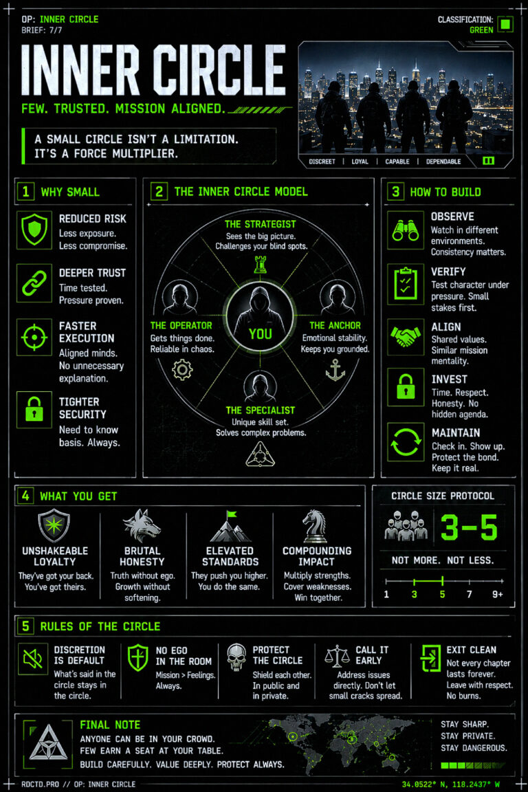 Inner Circle Infographic | RDCTD Tradecraft