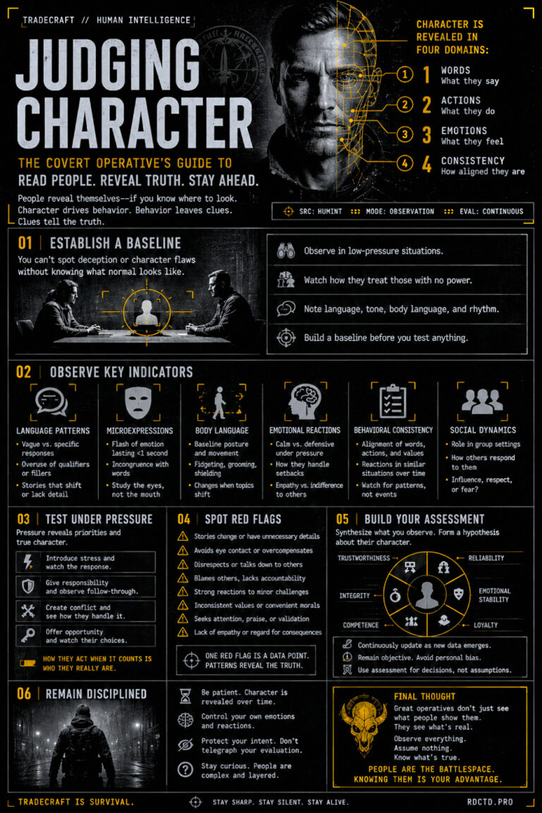 Judging Character Infographic PDF | RDCTD Tradecraft