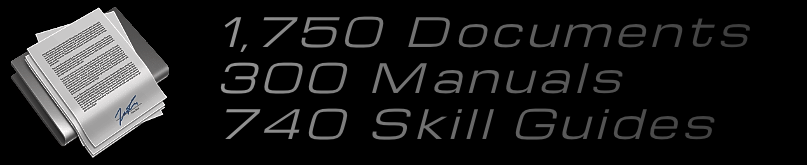 1750 intel files, 300 manuals & 740 skill guides.