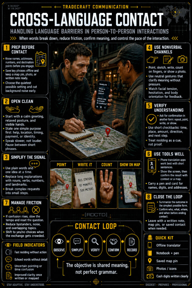 Language Barrier Infographic PDF | RDCTD Tradecraft