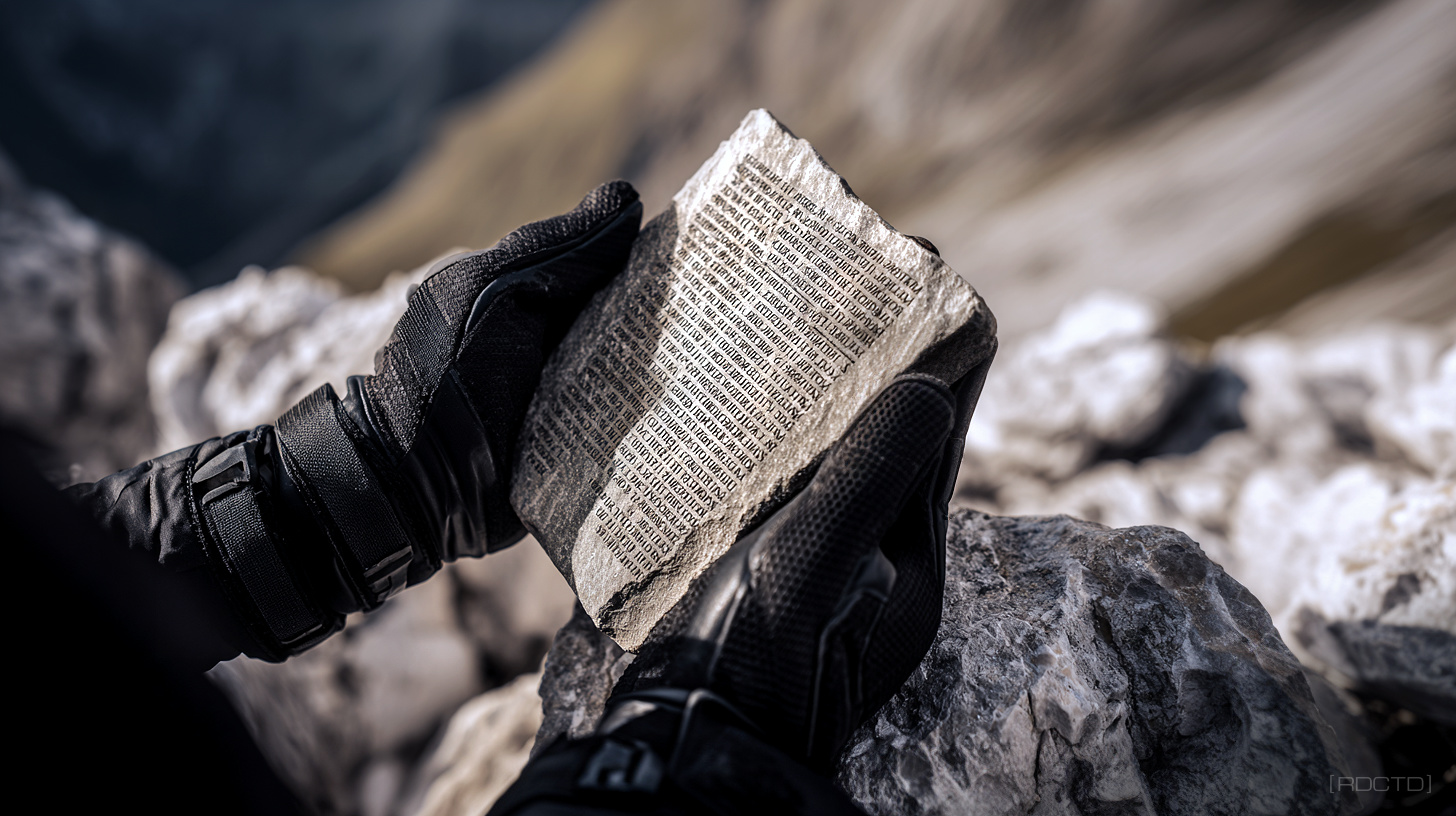 Living by a Code - Covert Operative with a Stone Tablet in The Dolomites | RDCTD Tradecraft