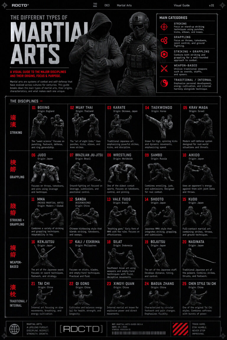 Martial Arts Infographic PDF