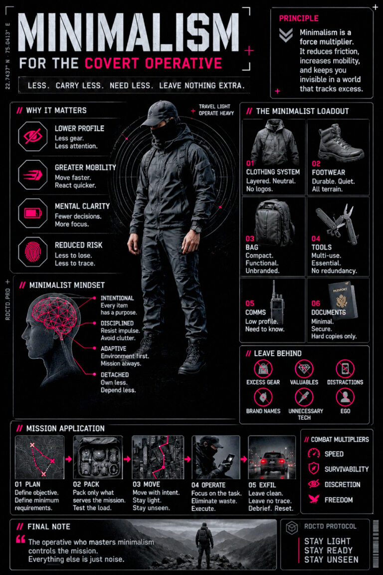 Minimalism Infographic PDF | RDCTD Tradecraft