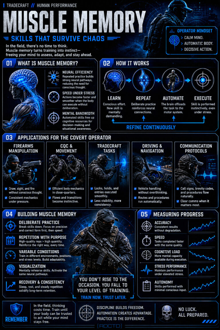Muscle Memory Infographic | RDCTD Tradecraft