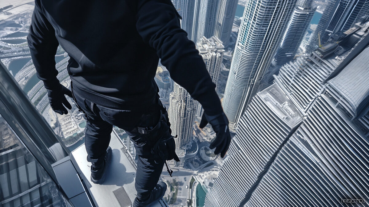 NOC Operative on a Skycraper Rooftop in Dubai | RDCTD Tradecraft